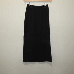 Billabong Black Midi Side Slit Skirt S